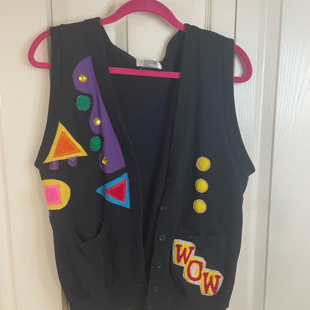 Colorful Geometric Pattern Vest